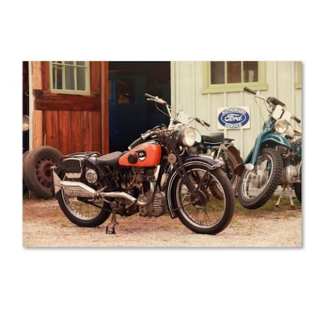 Jason Shaffer 'Old Garage ' Canvas Art,30x47